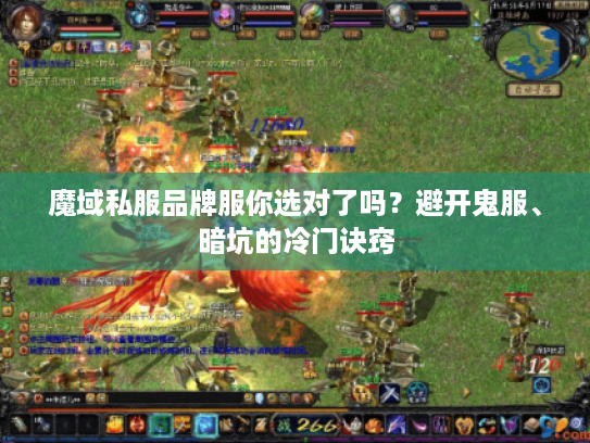 魔域私服品牌服你选对了吗？避开鬼服、暗坑的冷门诀窍