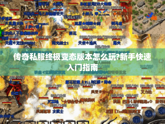 传奇私服终极变态版本怎么玩?新手快速入门指南