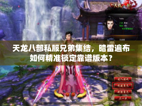 天龙八部私服兄弟集结，暗雷遍布如何精准锁定靠谱版本？