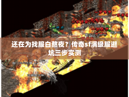 还在为找服白熬夜？传奇sf满级服避坑三步实测