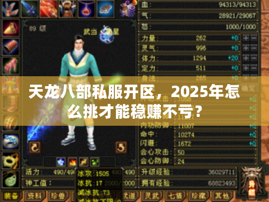 天龙八部私服开区，2025年怎么挑才能稳赚不亏？
