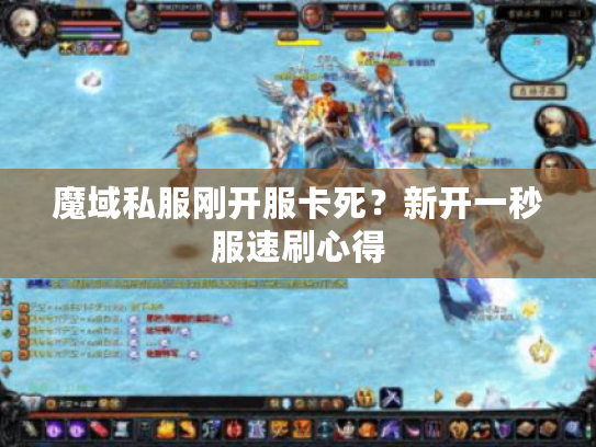 魔域私服刚开服卡死？新开一秒服速刷心得