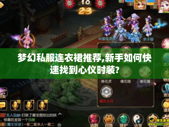 梦幻私服连衣裙推荐,新手如何快速找到心仪时装?