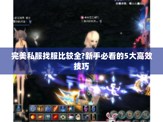 完美私服找服比较全?新手必看的5大高效技巧