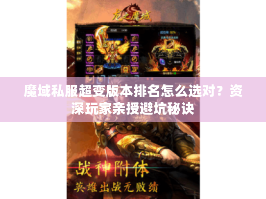 魔域私服超变版本排名怎么选对？资深玩家亲授避坑秘诀