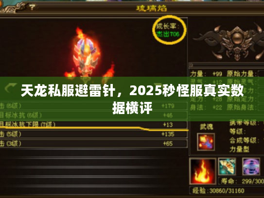 天龙私服避雷针，2025秒怪服真实数据横评
