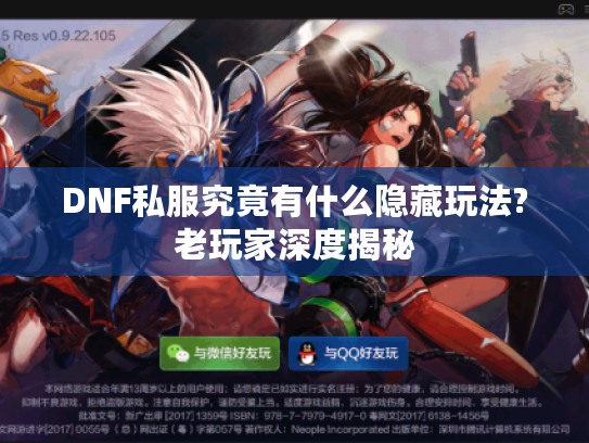 DNF私服究竟有什么隐藏玩法?老玩家深度揭秘