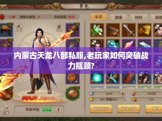 内蒙古天龙八部私服,老玩家如何突破战力瓶颈?