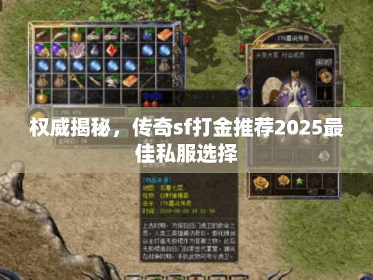 权威揭秘，传奇sf打金推荐2025最佳私服选择