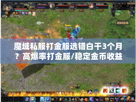 魔域私服打金服选错白干3个月？高爆率打金服/稳定金币收益/搬砖攻略