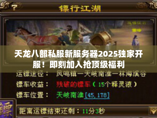 天龙八部私服新服务器2025独家开服！即刻加入抢顶级福利