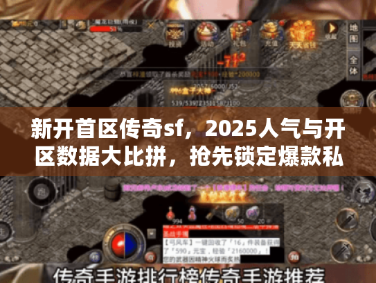 新开首区传奇sf，2025人气与开区数据大比拼，抢先锁定爆款私服！