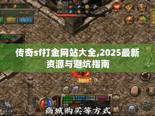 传奇sf打金网站大全,2025最新资源与避坑指南