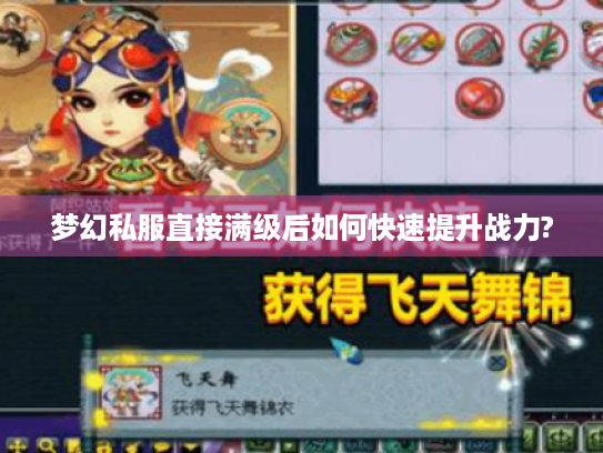 梦幻私服直接满级后如何快速提升战力?
