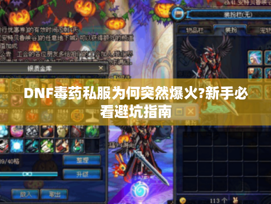 DNF毒药私服为何突然爆火?新手必看避坑指南