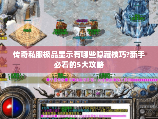 传奇私服极品显示有哪些隐藏技巧?新手必看的5大攻略