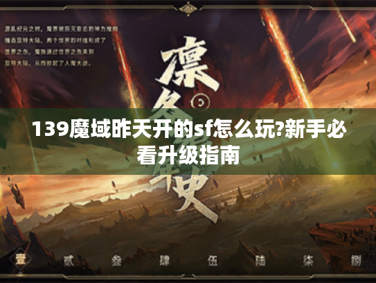 139魔域昨天开的sf怎么玩?新手必看升级指南