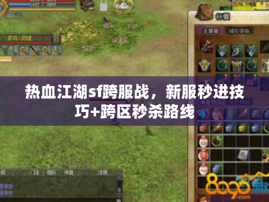 热血江湖sf跨服战，新服秒进技巧+跨区秒杀路线