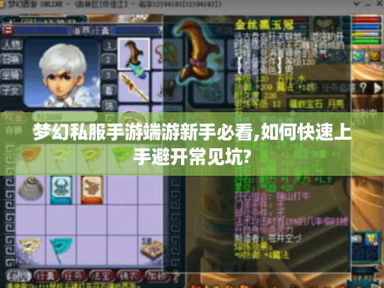 梦幻私服手游端游新手必看,如何快速上手避开常见坑?