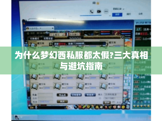 为什么梦幻西私服都太假?三大真相与避坑指南