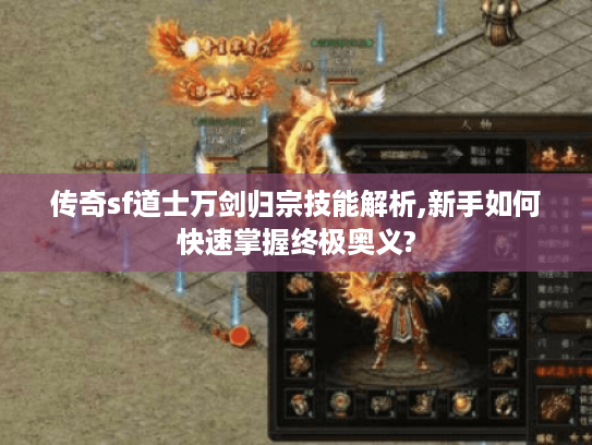 传奇sf道士万剑归宗技能解析,新手如何快速掌握终极奥义?