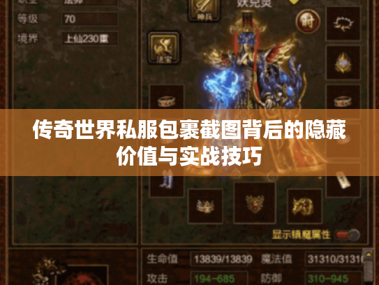 传奇世界私服包裹截图背后的隐藏价值与实战技巧