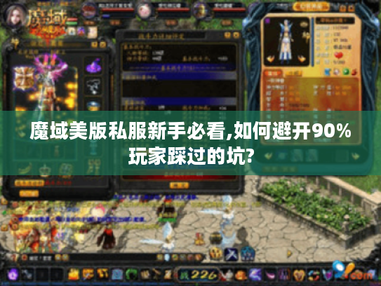 魔域美版私服新手必看,如何避开90%玩家踩过的坑?