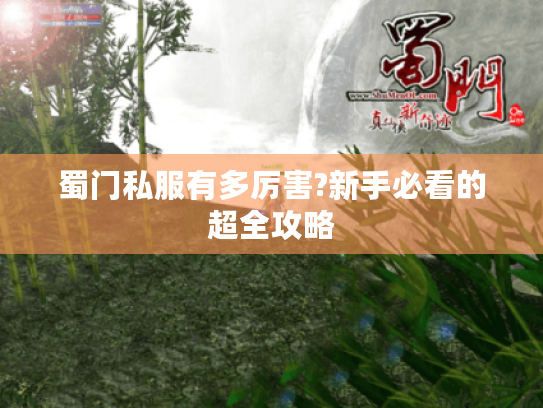 蜀门私服有多厉害?新手必看的超全攻略
