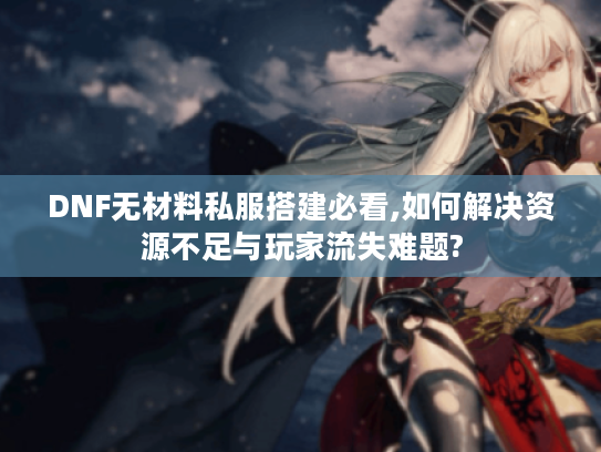 DNF无材料私服搭建必看,如何解决资源不足与玩家流失难题?
