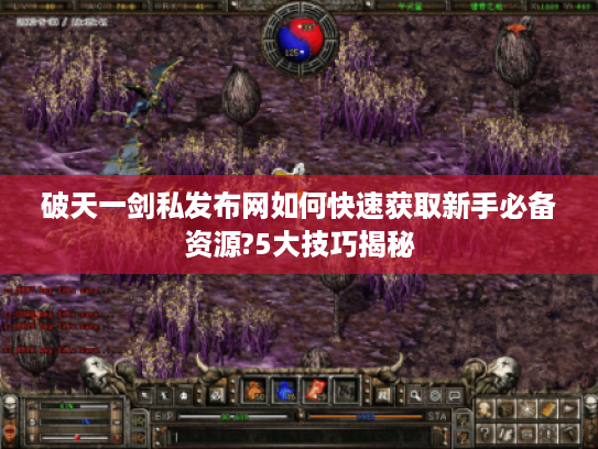 破天一剑私发布网如何快速获取新手必备资源?5大技巧揭秘 破天一剑私发布网如何快速获取新手必备资源?5大技巧揭秘