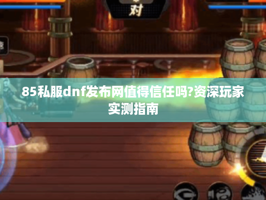 85私服dnf发布网值得信任吗?资深玩家实测指南
