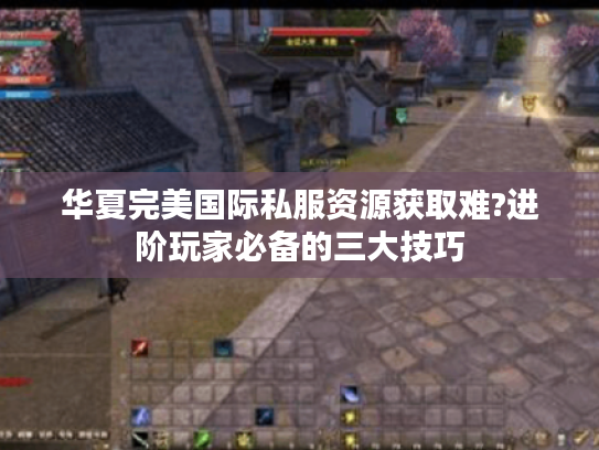 华夏完美国际私服资源获取难?进阶玩家必备的三大技巧