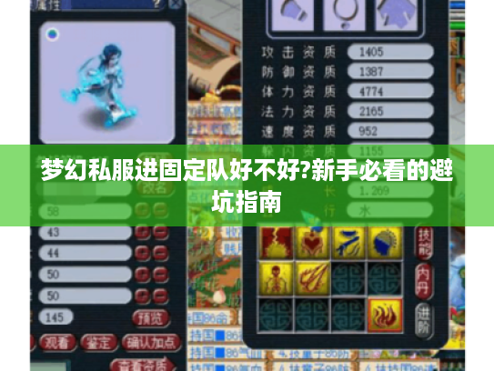 梦幻私服进固定队好不好?新手必看的避坑指南