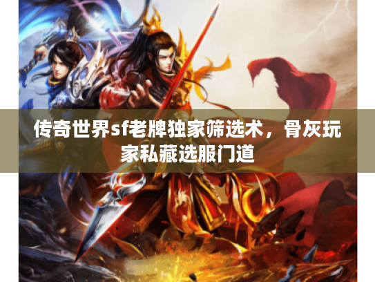 传奇世界sf老牌独家筛选术，骨灰玩家私藏选服门道