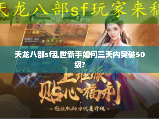 天龙八部sf乱世新手如何三天内突破50级?