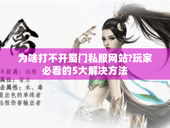 为啥打不开蜀门私服网站?玩家必看的5大解决方法