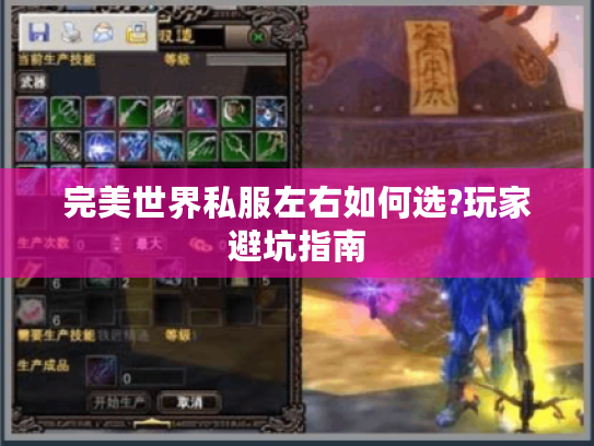 完美世界私服左右如何选?玩家避坑指南