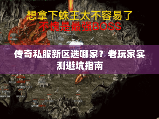 传奇私服新区选哪家？老玩家实测避坑指南