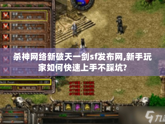 杀神网络新破天一剑sf发布网,新手玩家如何快速上手不踩坑?