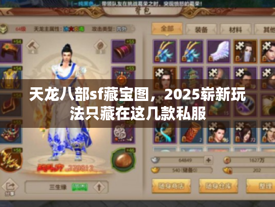 天龙八部sf藏宝图，2025崭新玩法只藏在这几款私服