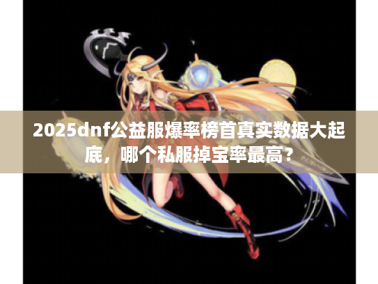 2025dnf公益服爆率榜首真实数据大起底，哪个私服掉宝率最高？