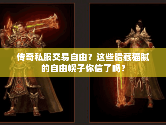 传奇私服交易自由？这些暗藏猫腻的自由幌子你信了吗？