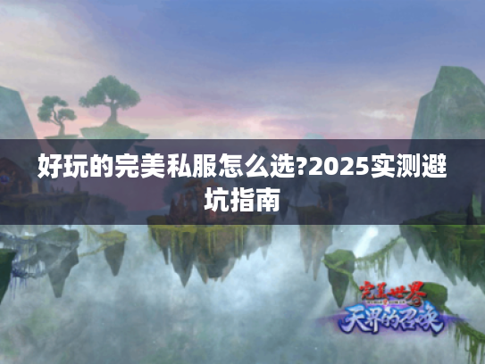 好玩的完美私服怎么选?2025实测避坑指南