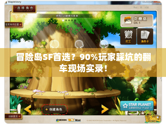 冒险岛SF首选？90%玩家踩坑的翻车现场实录！