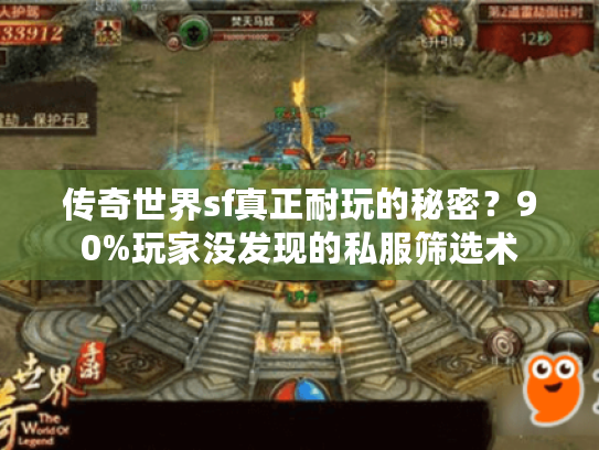 传奇世界sf真正耐玩的秘密？90%玩家没发现的私服筛选术