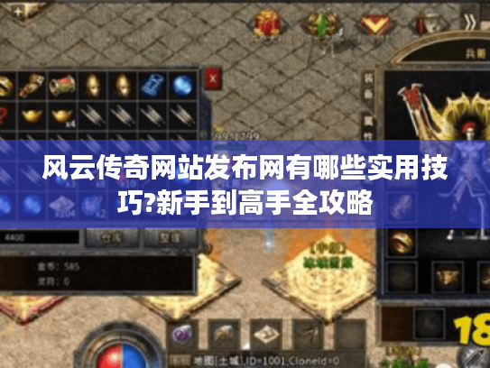 风云传奇网站发布网有哪些实用技巧?新手到高手全攻略