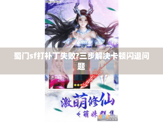 蜀门sf打补丁失败?三步解决卡顿闪退问题