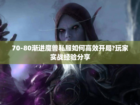70-80渐进魔兽私服如何高效开局?玩家实战经验分享