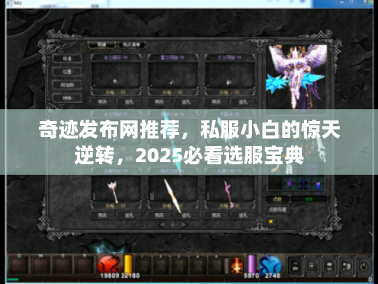 奇迹发布网推荐，私服小白的惊天逆转，2025必看选服宝典