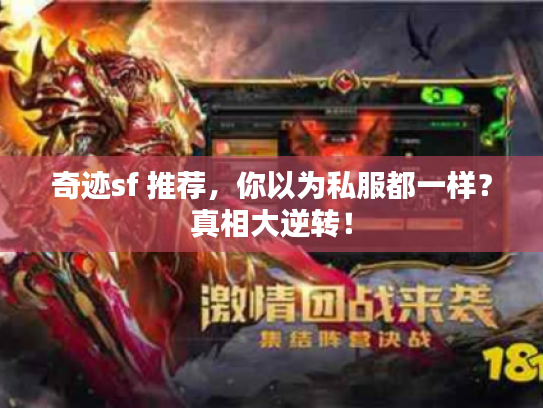 奇迹sf 推荐，你以为私服都一样？真相大逆转！
